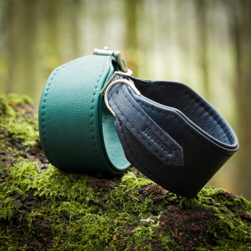 Skórzana obroża dla chartów Hubertus