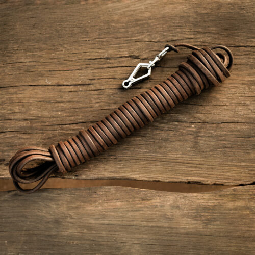 Otok dla psa ze skóry natłuszczanej