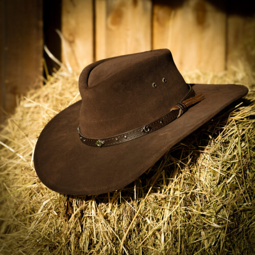 Skórzany kowbojski kapelusz Indianapolis